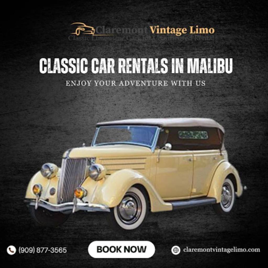 Classic Car Rentals in Malibu
