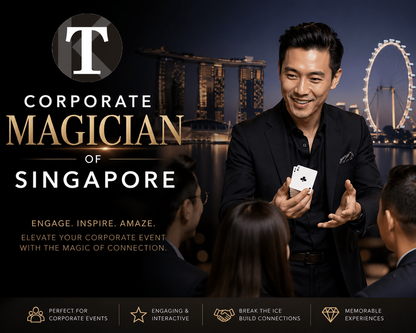 Corporate Magician event