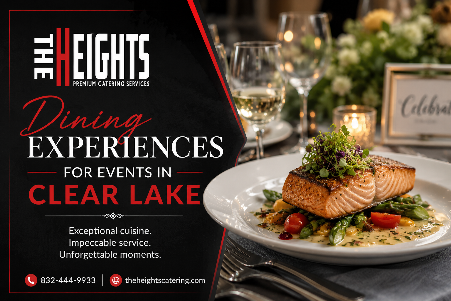 From Casual Gatherings to Grand Celebrations: Elevated Dining in Clear Lake