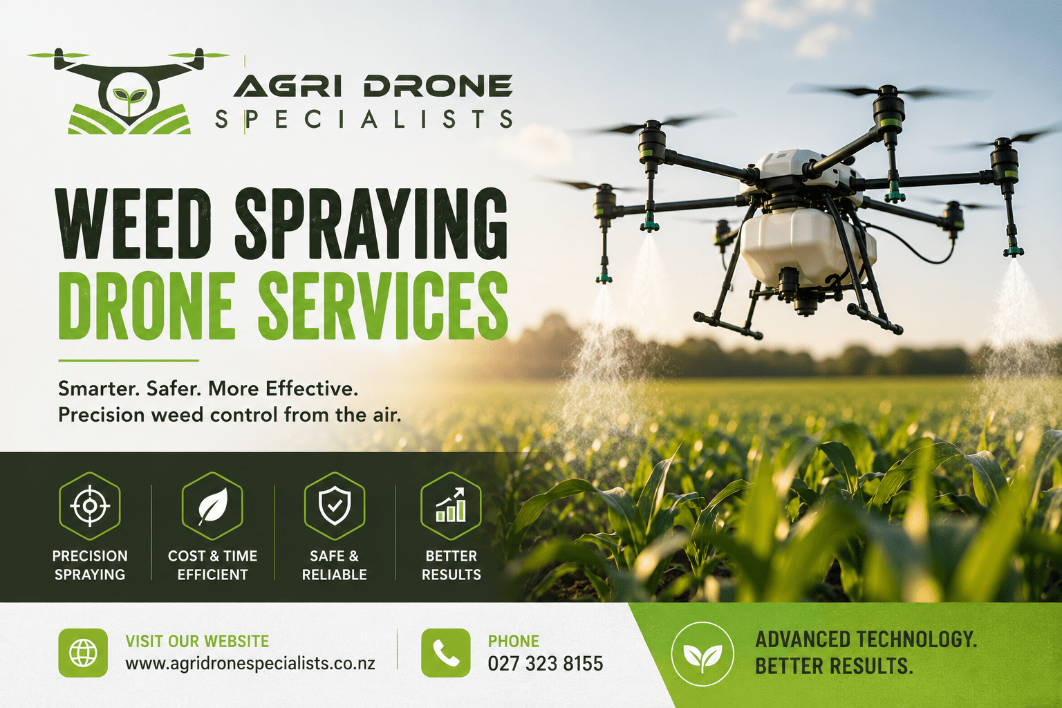 Modern Farming Solutions: Advanced Weed Spraying Drone Services