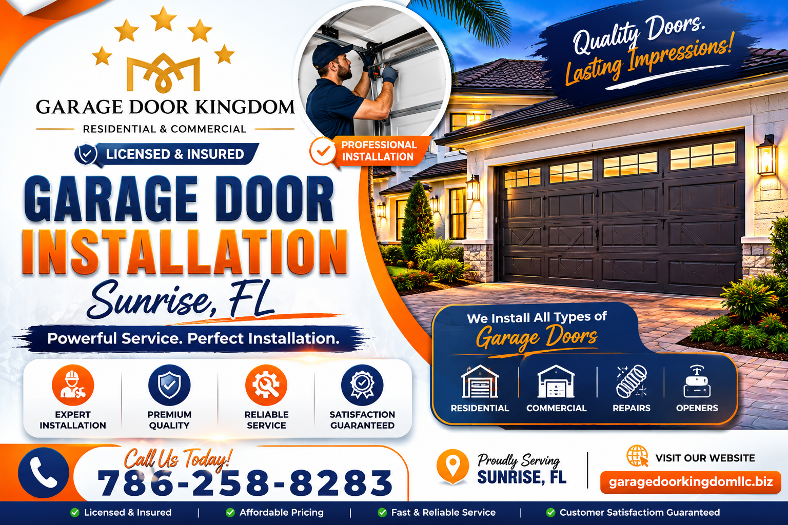 Garage Door Giving You Trouble? Key Indicators You Need Spring Replacement in Sunrise, FL